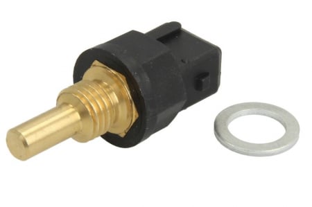 Elemente sistem racire - Senzor temperatura lichid racire  (numar pini: 2, negru) BMW Seria 3 (E36), 5 (E34) 2.0 intre 1990-1999