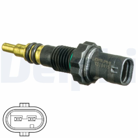 Electrica - Senzor temperatura lichid racire potrivit BMW 1 (E81), 1 (E82), 1 (E87), 1 (E88), 1 (F20), 1 (F21), 1 (F40), 2 (F22, F87), 2 (F23), 2 (F45), 2 (G42 1.5D-3.0DH dupa 2004 (numar pini: 2, negru)