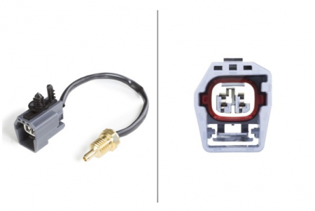 Senzori - Senzor temperatura lichid racire (numar pini: 2, negru) potrivit FORD FIESTA IV, FIESTA/MINIVAN, FOCUS C-MAX, FOCUS I, FOCUS II, GALAXY II, MONDEO IV, S-MAX, TOURNEO CONNECT 1.8D 08.98-06.15