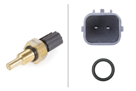 Electrica - Senzor temperatura lichid racire potrivit HONDA ACCORD VII, CIVIC VII, CIVIC VIII, CR-V II, CR-V III, FR-V, JAZZ II, JAZZ III, LEGEND IV, STREAM 1.2-3.7 dupa 2000 (numar pini: 2, negru)
