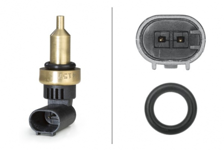 Senzori - Senzor temperatura lichid racire (numar pini: 2, negru) potrivit MERCEDES A (V177), A (W169), A (W176), A (W177), AMG GT (C190), AMG GT (R190), AMG GT (X290) 1.3H-Electric 06.04-