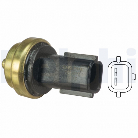 Electrica - Senzor temperatura lichid racire potrivit MERCEDES A (V177), A (W176), A (W177), B SPORTS TOURER (W246, W242), B SPORTS TOURER (W247) 0.9-Electric dupa 2001 - (numar pini: 2, negru)