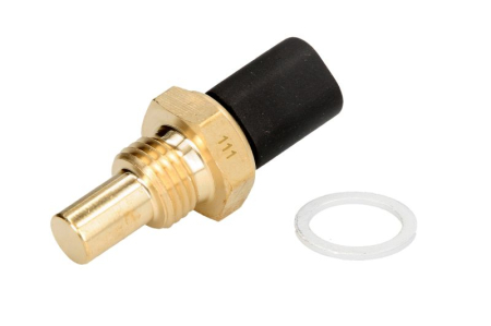 Electrica - Senzor temperatura lichid racire potrivit MERCEDES A (W169), B SPORTS TOURER (W245), C (CL203), C T-MODEL (S202), C T-MODEL (S203), C (W202), C (W203) 0.8D-6.2 dupa 1993 (numar pini: 2, negru)