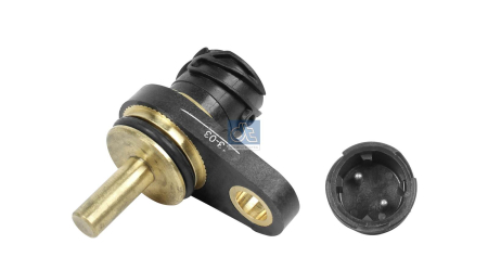 Senzor temperatura lichid racire potrivit RVI MAGNUM; VOLVO B12, FH, FH12, FM12, NH12 D12A340-TD123ES dupa 1990 (numar pini: 2, negru) [1]