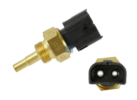 Electrica - Senzor temperatura lichid racire potrivit VOLVO B10, B12, F10, F12, F16, FL10 D10A320-THD100EA dupa 1977 (numar pini: 2, negru)
