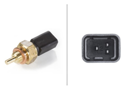 Electrica - Senzor temperatura lichid racire potrivit DACIA DUSTER, DUSTER/SUV, LOGAN, LOGAN EXPRESS, LOGAN MCV, SANDERO, SOLENZA; LADA LARGUS; NISSAN KUBISTAR 1.0-3.5 dupa 1993 (numar pini: 3, negru)