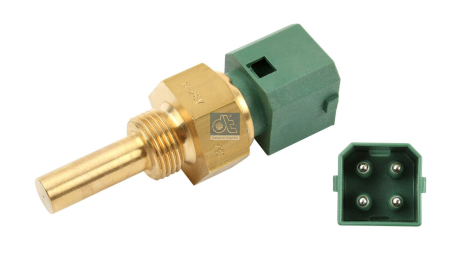 Electrica - Senzor temperatura lichid racire potrivit VOLVO 8700, B10, B6, B7, F10, F16, FE, FL10, FL4, FL6, FL7, FS7 D10A320-THD100EA dupa 1977 (numar pini: 4, dimensiune cheie: 27mm, verde)