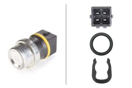 Senzori - Senzor temperatura lichid racire (numar pini: 4, negru) potrivit FORD GALAXY I, GALAXY MK I; SEAT AROSA, IBIZA II, INCA; SKODA FELICIA CUBE, FELICIA I, FELICIA II 1.0-2.5 08.91-03.10