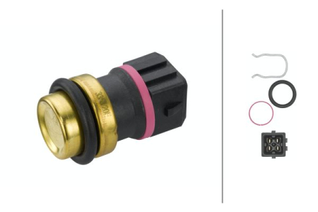 Electrica - Senzor temperatura lichid racire potrivit MERCEDES V (638/2); VW LT 28-35 II, LT 28-46 II 2.5D/2.8 1996-2006 (numar pini: 4, negru)