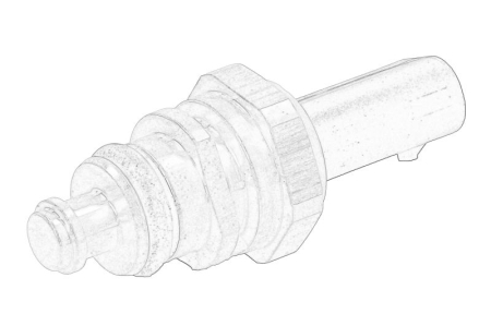 Electrica - Senzor temperatura lichid racire potrivit VOLVO C40, S60 III, S90 II, V60 II, V90 II, XC40, XC60 II, XC90 II; POLESTAR POLESTAR 2 2.0DH/2.0H/Electric 04.19-