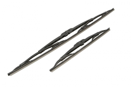 Set 2 stergatoare standard fata 605 Twin 600/340mm DAIHATSU CHARADE; FIAT 500; FORD KA; GREAT WALL VOLEEX C10; HONDA CIVIC VII, STREAM; KIA PICANTO; MAZDA 2; MITSUBISHI COLT VI; NISSAN NOTE - [1]