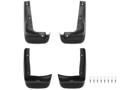 Ornamente - Set 4 buc aparatori noroi fata/spate, stanga/dreapta potrivit HONDA CITY V, CITY V FL 09.08-12.13