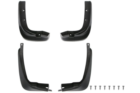 Ornamente - Set 4 buc aparatori noroi fata/spate, stanga/dreapta potrivit HONDA JAZZ III 07.08-01.11