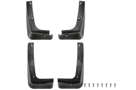 Ornamente - Set 4 buc aparatori noroi fata/spate, stanga/dreapta potrivit HYUNDAI SANTA FE III DM 09.12-08.18