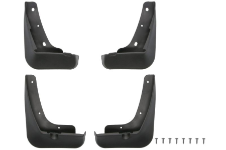 Ornamente - Set 4 buc aparatori noroi fata/spate, stanga/dreapta potrivit MAZDA 3 BP Saloon 03.19-