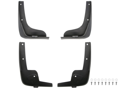 Ornamente - Set 4 buc aparatori noroi fata/spate, stanga/dreapta potrivit NISSAN TIIDA C11 09.07-12.12