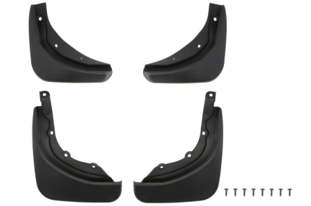Ornamente - Set 4 buc aparatori noroi fata/spate, stanga/dreapta potrivit VOLVO S90 II, S90 II FL 03.16-