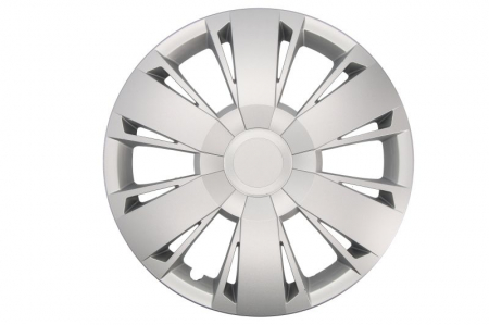 Anvelope si Jante - Set 4 bucati capac roata model Omega, 16inch, culoare argintiu