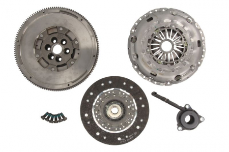 Ambreiaj - Set ambreiaj cu volanta masa dubla si rulment hidraulic AUDI A3, TT; SEAT ALHAMBRA, ALTEA, ALTEA XL, LEON, TOLEDO III; SKODA OCTAVIA II, SUPERB II, YETI; VW CADDY III, EOS 1.9D/2.0D dupa 2003