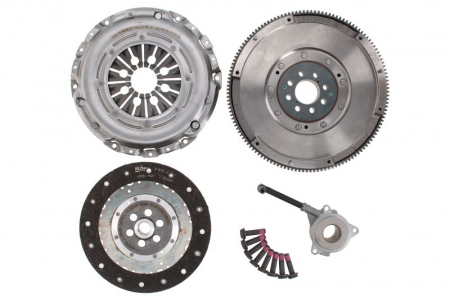 Ambreiaj - Set ambreiaj cu volanta masa dubla si rulment hidraulic AUDI A3, TT; SEAT TOLEDO III; SKODA OCTAVIA II, SUPERB II; VW EOS, GOLF V, GOLF VI, JETTA III, PASSAT, SCIROCCO 1.8/2.0 intre 2004-2017