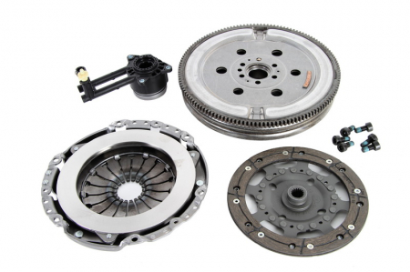 Set ambreiaj cu volanta masa dubla si rulment hidraulic FORD FIESTA V, FUSION; MAZDA 2 1.4D intre 2001-2012 Set ambreiaj - Set ambreiaj cu volanta masa dubla si rulment hidraulic FORD FIESTA V, FUSION; MAZDA 2 1.4D intre 2001-2012
