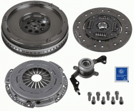 Set ambreiaj - Set ambreiaj cu volanta masa dubla si rulment hidraulic MERCEDES SPRINTER 3,5-T (906), SPRINTER 3-T (906), SPRINTER 4,6-T (906), SPRINTER 5-T (906), VIANO (W639) 2.0D/2.1D/2.2D dupa 2006