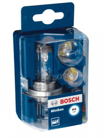 Electrice - Set becuri  12V H4; P21W/T4W + sigurante: 20; 15; 10A Minibox