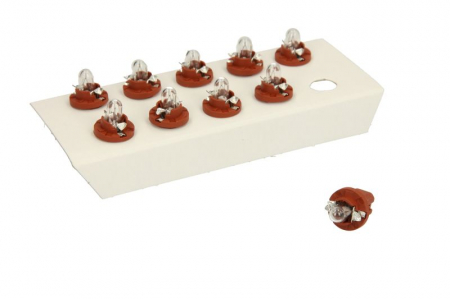 Electrice - Set becuri  cutie 10 bucati 24V 1,2W BX8,5D Standard
