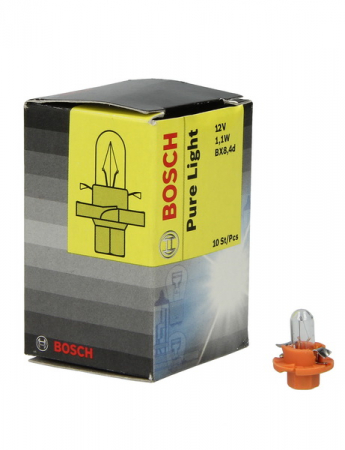 Electrice - Set becuri  cutie 10 bucati PBX4 12V 1,2W BX8,4D