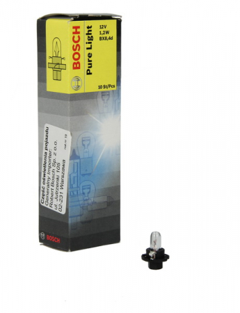 Electrice - Set becuri  cutie 10 bucati PBX4 12V 1,2W BX8,4D