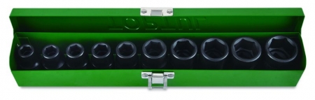 Set capete chei tubulare de impact 1/2'', Toptul 10-24mm 10buc [2]