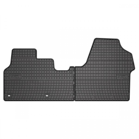 Covorase auto - Set covorase cauciuc 2 piese BASIC, negru, potrivit CITROEN JUMPY; OPEL VIVARO C; PEUGEOT EXPERT, EXPERT TEPEE; TOYOTA PROACE, PROACE VERSO 01.07-, Van