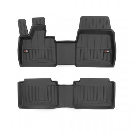 Covorase auto - Set covorase cauciuc 2 piese proLine 3D, negru, potrivit BMW I3 (I01) 08.13-