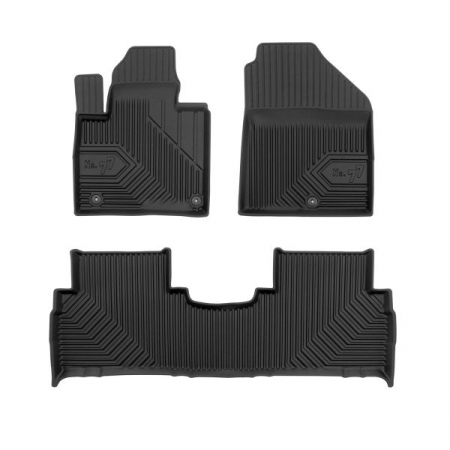 Set covorase cauciuc 3 piese No. 77, negru, potrivit KIA SORENTO I, SORENTO II, SORENTO III 08.02- [0]