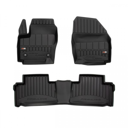 Set covorase cauciuc 3 piese proLine 3D, fata/spate negru, potrivit FORD GALAXY II 05.06-06.15, Hatchback [0]