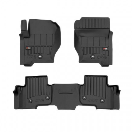 Covorase auto - Set covorase cauciuc 3 piese proLine 3D, negru, potrivit LAND ROVER DISCOVERY SPORT 09.14-
