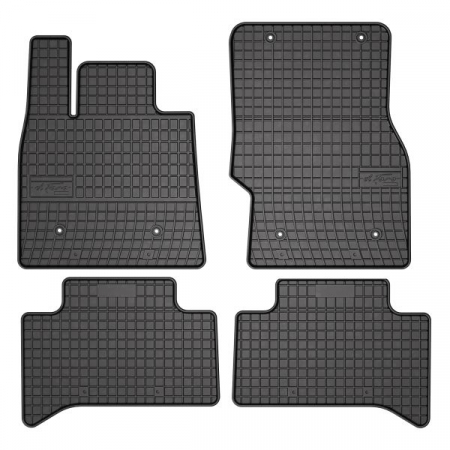 Set covorase cauciuc 4 piese BASIC, fata/spate negru, potrivit ALFA ROMEO STELVIO 12.16-, Crossover [0]