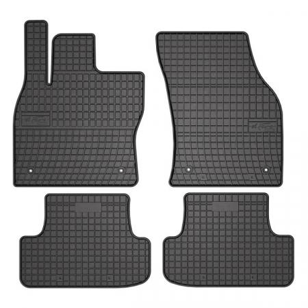 Accesorii auto - Set covorase cauciuc 4 piese BASIC, fata/spate negru, potrivit AUDI Q2 06.16-