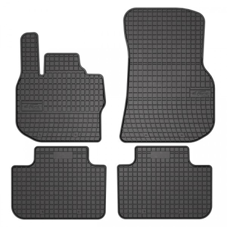 Accesorii auto - Set covorase cauciuc 4 piese BASIC, fata/spate negru, potrivit BMW IX3 (G08), X3 (G01, F97), X4 (G02, F98) 08.17-