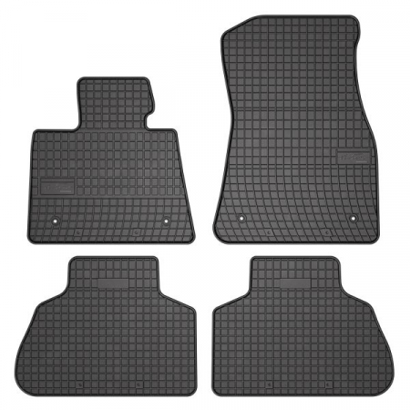 Set covorase cauciuc 4 piese BASIC, fata/spate negru, potrivit BMW X5 (G05, F95) 08.18-, SUV [0]