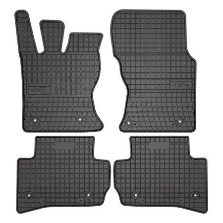 Set covorase cauciuc 4 piese BASIC, fata/spate negru, potrivit JAGUAR F-PACE 09.15- [0]