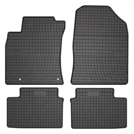 Set covorase cauciuc 4 piese BASIC, fata/spate negru, potrivit KIA CEED 03.18-, Hatchback / Shooting brake / break [0]