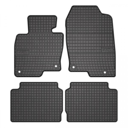 Covorase auto - Set covorase cauciuc 4 piese BASIC, fata/spate negru, potrivit MAZDA CX-5 05.17-, SUV