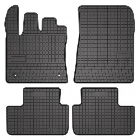 Accesorii auto - Set covorase cauciuc 4 piese BASIC, fata/spate negru, potrivit RENAULT CAPTUR II 01.20-