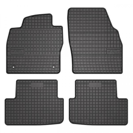 Accesorii auto - Set covorase cauciuc 4 piese BASIC, fata/spate negru, potrivit SEAT IBIZA V; VW POLO VI 01.17-, Hatchback