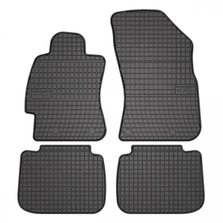 Set covorase cauciuc 4 piese BASIC, fata/spate negru, potrivit SUBARU OUTBACK 10.14-, break [0]