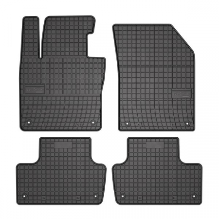 Accesorii auto - Set covorase cauciuc 4 piese BASIC, fata/spate negru, potrivit VOLVO XC60 II 03.17-, SUV