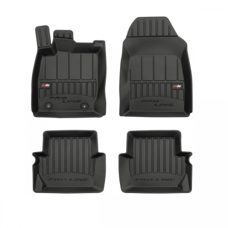 Set covorase cauciuc 4 piese proLine 3D, fata/spate negru, potrivit FORD FIESTA VII 05.17-, Hatchback [0]