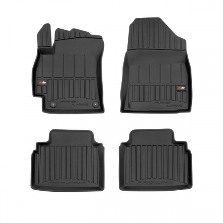 Set covorase cauciuc 4 piese proLine 3D, fata/spate negru, potrivit HYUNDAI ELANTRA VII 03.20-, Limousine / berlina [0]