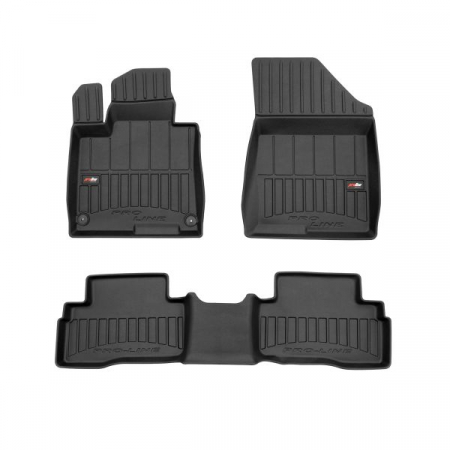 Covorase auto - Set covorase cauciuc 4 piese proLine 3D, fata/spate negru, potrivit KIA SPORTAGE V 11.21-, SUV